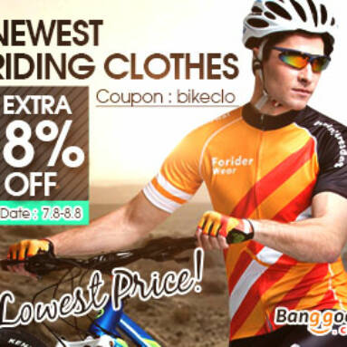 8% OFF for Cycling Racing Clothing, Bicycle Riding Suit Sports pants for Men and Women from BANGGOOD TECHNOLOGY CO., LIMITED