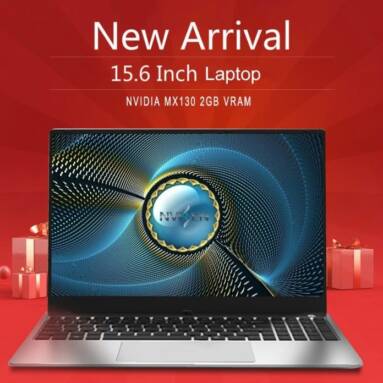 €336 with coupon for NVISEN GLX153 15.6 inch Intel Pentium 4405U NVIDIA GeForce MX130 8GB DDR4 Upgradable RAM 128GB SSD 89% Screen Ratio 2.0MP HD Camera Backlit Notebook from BANGGOOD