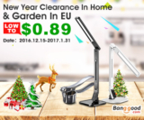 Low To $0.89: New Year Clearance in EU Warehouse from BANGGOOD TECHNOLOGY CO., LIMITED