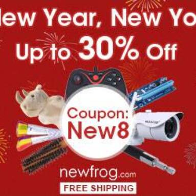 New Year, New You-Up to 30% Off and Coupon from Newfrog.com