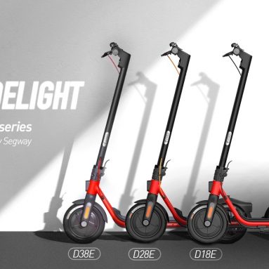 299 € med kupon til Ninebot KickScooter D-serien fra EU-lageret GOBOO (+0.99 € få en cykelhjelm)