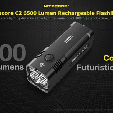 $149 with coupon for Nitecore C2 6500 Lumen Rechargeable Flashlight from GearBest