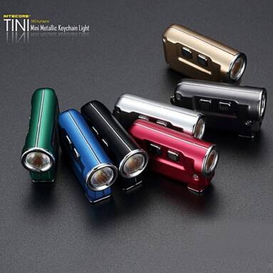 €14 with coupon for Nitecore TINI XP-G2 S3 380LM 4Modes USB Rechargeable Mini Metallic Keychain Light (Aluminum Alloy) – Gold from BANGGOOD
