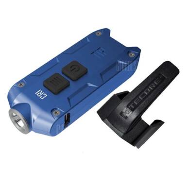 $15 with coupon for Nitecore TIP CRI LED Keychain Light  –  NICHIA NVSL219B 4500 – 5000K  BLUE from GearBest