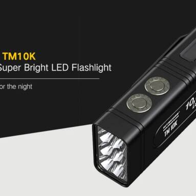$219 with coupon for Nitecore TM10K Portable Super Bright LED Flashlight from GearBest