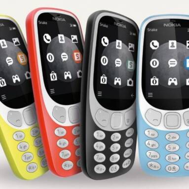 €15 with coupon for Nokia 3310 1200mAh 2.4 inch bluetooth with Camera Flashlight FM Radio Dual SIM Card Dual Standby Feature Phone from BANGGOOD