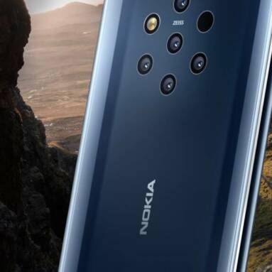 €299 with coupon for Nokia 9 PureView Global ROM 5.99 inch 2K Display Five Rear Cameras NFC 6GB 128GB Snapdragon 845 Octa core 4G Smartphone from BANGGOOD