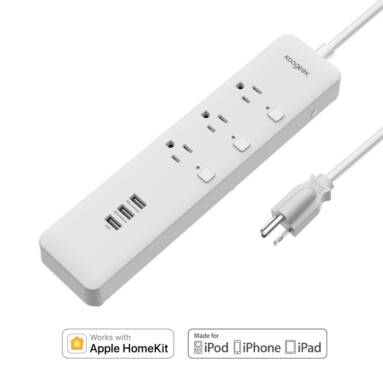 $7 OFF Koogeek MFi Certified Smart Outlet for Apple HomeKit – US Plug,free shipping $42.99(Code:TTO1US) from TOMTOP Technology Co., Ltd