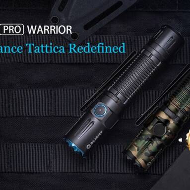 €130 con coupon per OLIGHT torcia flashlight M2r Pro Warrior +RWX07+E-WM25 da OLIGHT (15 mascherine in regalo)