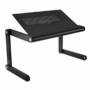 OMAX K6 Portable Laptop Desk Folding Table Vented Stand  -  BRIGHT BLACK 1