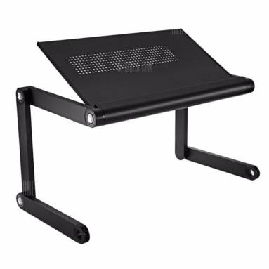 $32 with coupon for OMAX K6 Portable Laptop Desk Folding Table Vented Stand  –  BRIGHT BLACK from GearBest