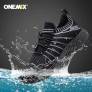 €27 with coupon for ONEMIX NEW Running Shoes Waterproof Breathable Anti-Slip Trekking Sports Shoes Men Sneakers Outdoor Climbing Hiking from BANGGOOD