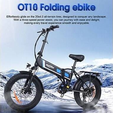 €738 with coupon for ONESPORT OT10 Folding Electric Bicycle 48V 12Ah 500W from EU CZ warehouse BANGGOOD