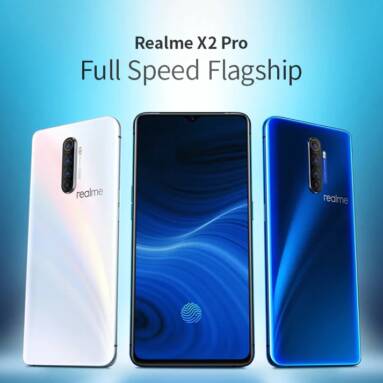 €417 with coupon for Realme X2 Pro Global Version 6.5 inch FHD+ 90Hz Refresh Rate NFC 50W Super VOOC Charging 64MP Quad Camera 8GB 128GB Snapdragon 855 Plus 4G Smartphone EU ES WAREHOUSE from BANGGOOD