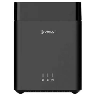 €66 with coupon for ORICO DS200C3 2 Channels Type-C Port 3.5-inch Hard Drive Enclosure Case – BLACK  from GearBest