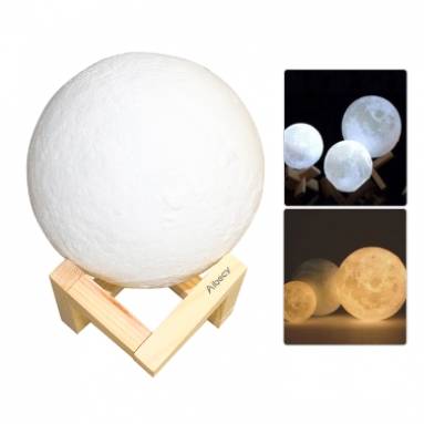 86% OFF for Aibecy 8cm/ 3.15 Inch Moon Lamp from Tomtop WW