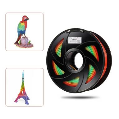 42% OFF 1.75mm 1Kg/Roll PLA 3D Printer Filament Color Changing,limited offer $21.99 from TOMTOP Technology Co., Ltd