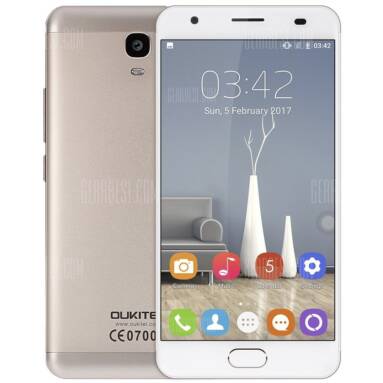 $149 with coupon for OUKITEL K6000 Plus 4G Phablet  –  EU PLUG  GOLDEN from Gearbest