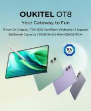 €126 with coupon for OUKITEL OT8 Smart Tablet 256GB With Pen from GSHOPPER