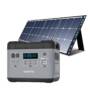 OUKITEL P2001 Ultimate 2000W Portable Power Station + BLUETTI POWEROAK SP120 120W Solar Panel