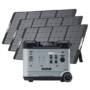 OUKITEL P5000 Pro Portable Power Station + 2 x OUKITEL PV400 400W Foldable Solar Panels