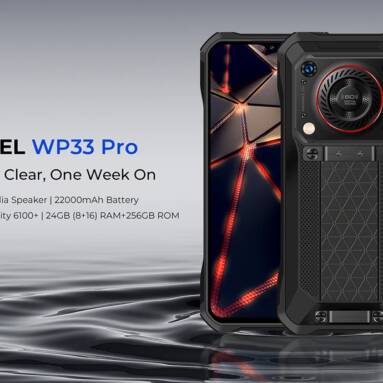 €299 with coupon for OUKITEL WP33 Pro FHD Rugged Phone, 5G 24GB/256GB from EU warehouse GEEKBUYING