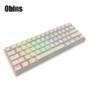 Obins Anne Pro CK101 Mechanical Keyboard  -  BROWN SWITCH  WHITE 