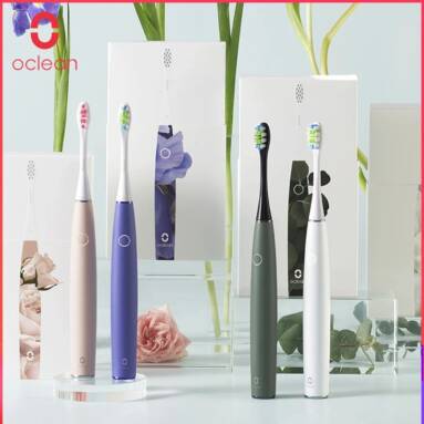 €18 with coupon for Oclean Air 2 New Sonic Electric Toothbrush IPX7 Waterproof Touch Screen Fast Charging 3 Modes Tooth Brush For Adult from BANGGOOD