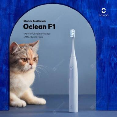 $25 with coupon for Oclean F1 Sonic Electric Toothbrush IPX7 Waterproof from GEARBEST
