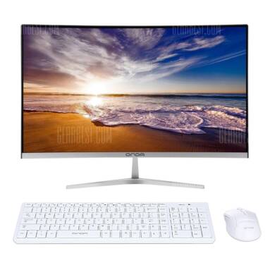 $249 with coupon for Onda C270 23.8 inch Curved All-in-one PC Desktop Silver from GearBest