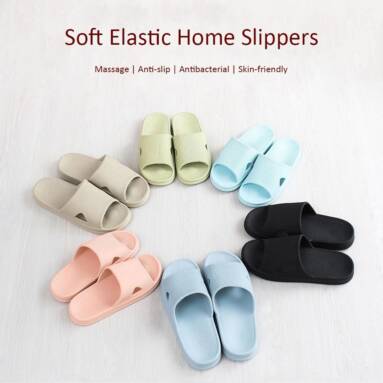$8 with coupon for One Cloud Soft Home Slippers from Xiaomi Youpin – CORAL BLUE 270MM from GearBest
