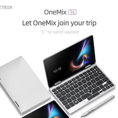 $499 with coupon for One-NetBook OneMix 1S 7 inch 2-in-1 Personal Computer Pocket Mini Laptop PC Windows 10 Home OS / Intel Celeron 3965Y CPU / 8GB DDR3 RAM + 256GB NVME PCIE SSD / 6500mAh Built-in – Silver PSE from GEARBEST