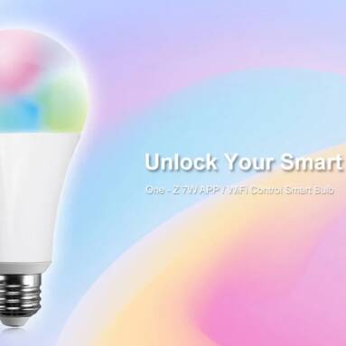 $9 with coupon for One – Z 7W APP / WiFi Control Smart Bulb from GearBest