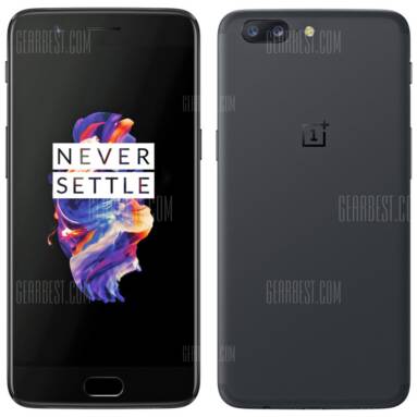 $455 with coupon for OnePlus 5 4G Phablet  –  6GB RAM 64GB ROM GRAY EU PLUG from GearBest