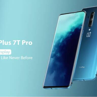 €671 with coupon for OnePlus 7T Pro 4G Smartphone Phablet International Version 8/256GB  – Blue Poland Warehouse from GEARBEST