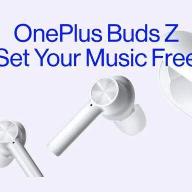 €33 with coupon for OnePlus Buds Z TWS Earphones 10mm Dyanmic Driver 20H Battery Life IP55 Water Resistant – White from GEEKBUYING