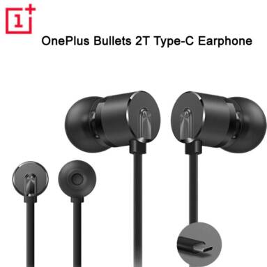 $19 with coupon for Original OnePlus Type-C Bullets Earphones OnePlus Bullets 2T In-Ear Headset With Remote Mic from ALIEXPRESS