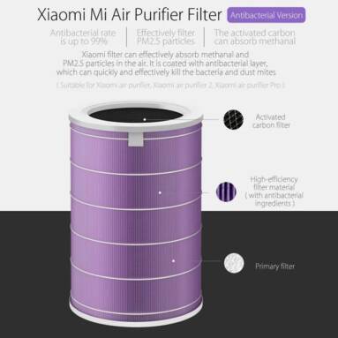 $47 with coupon for Original Air Purifier Filter Antibacterial Version for Xiaomi from GearBest