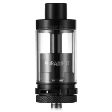 $13 with coupon for Original CloudCig Moradin 25 5.3ml RTA Atomizer  – BLACK from GearBest