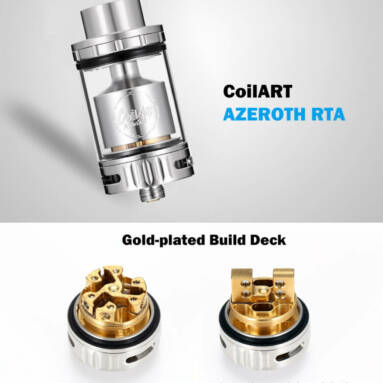 $25 flashsale for Original CoilART AZEROTH RTA  – SILVER from GearBest
