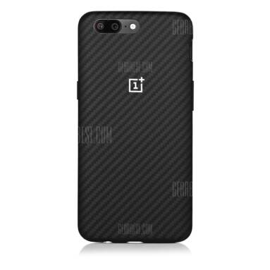 $18 with coupon for Original OnePlus 5 Phone Case  –  BLACK from GearBest