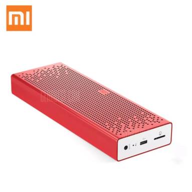 $29 with coupon for Original XiaoMi Bluetooth 4.0 Speaker RED from GearBest