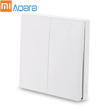 €11 with coupon for Original Xiaomi Aqara Wireless Smart Switch International Version Smart Home Remote Controller – Double Button from BANGGOOD