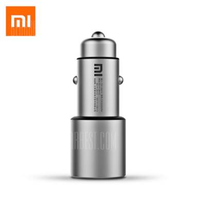 $8 with coupon for Original Xiaomi Car Charger – Fast Charge Version  –  GRAY from GearBest