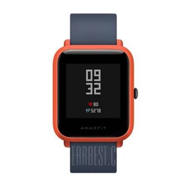 $54 with coupon for Original Xiaomi Huami AMAZFIT Bip Lite Version Smart Watch  –  INTERNATIONAL VERSION  ORANGE from GearBest