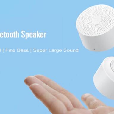$12 with coupon for Original Xiaomi MDZ – ZB – DE AI Portable Bluetooth Wireless Speaker from GearBest