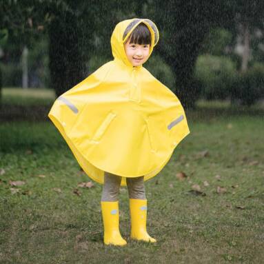 €21 with coupon for Original Xiaomi Mijia Children Cloak Raincoat Boy Girls Waterproof Poncho – Blue 140cm from BANGGOOD