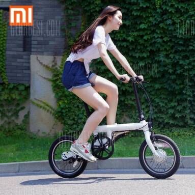 $539 flashsale for Original Xiaomi QiCYCLE – EF1 Smart Bicycle White from GearBest