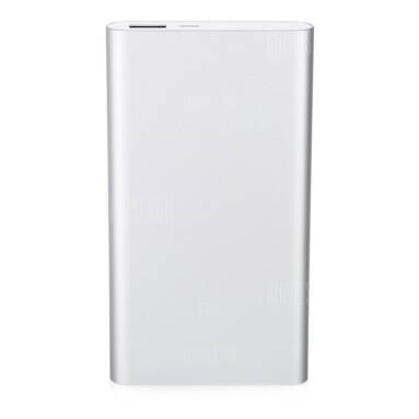 $11 with coupon for Original Xiaomi Ultra-thin 10000mAh Mobile Power Bank 2  –  SILVER from GearBest