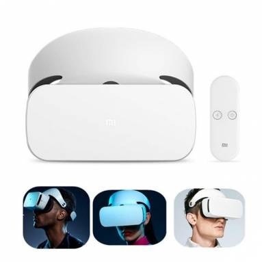 €63 with coupon for Original Xiaomi VR Glasses Virtual Reality Headset with Remote Controller from BANGGOOD